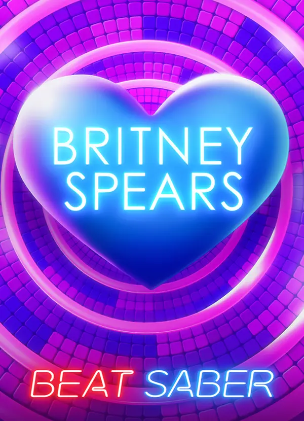 Beat Saber Britney Spears — in-game environment