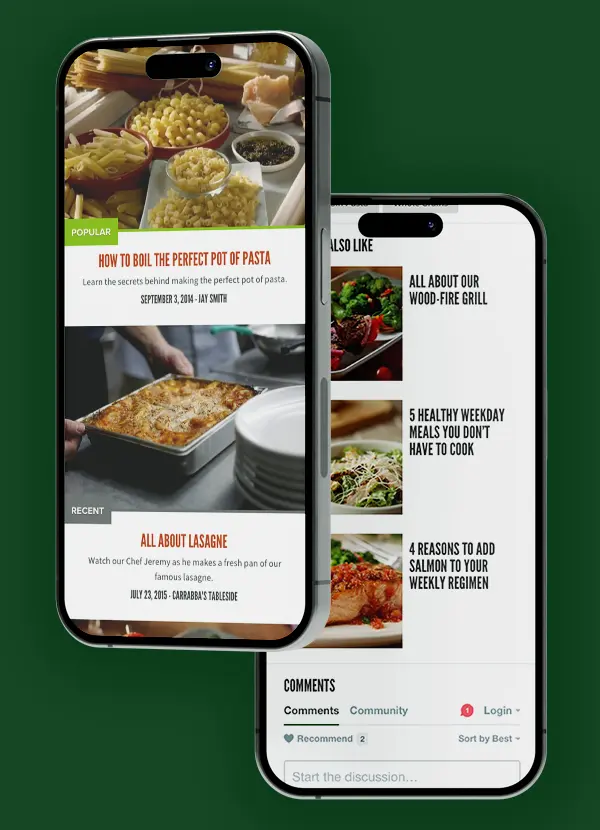 Carrabba's Secrets from the Kitchen editorial