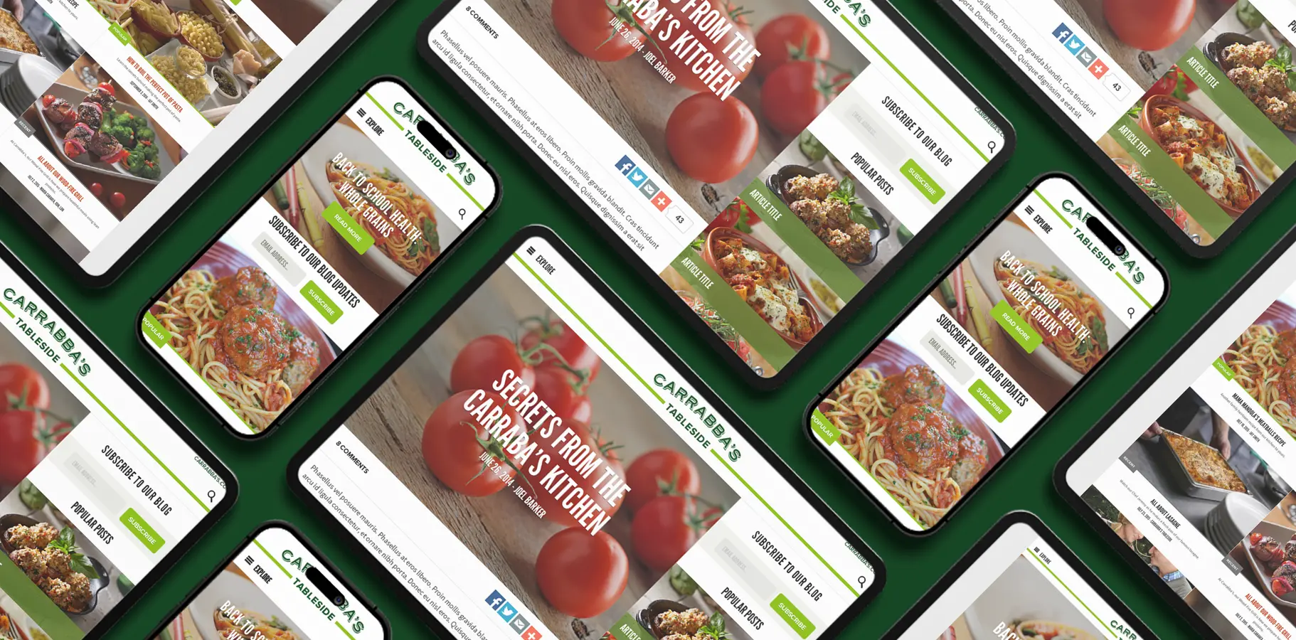 Carrabba's content architecture