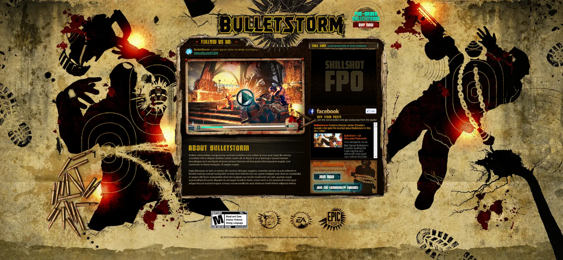 Bulletstorm creative