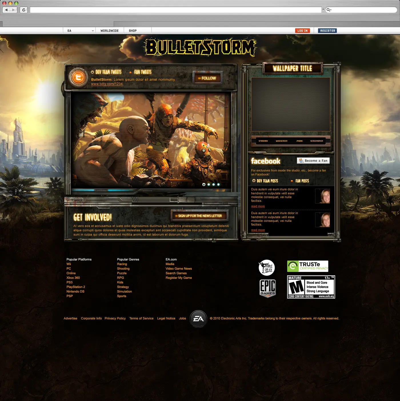 Bulletstorm key art