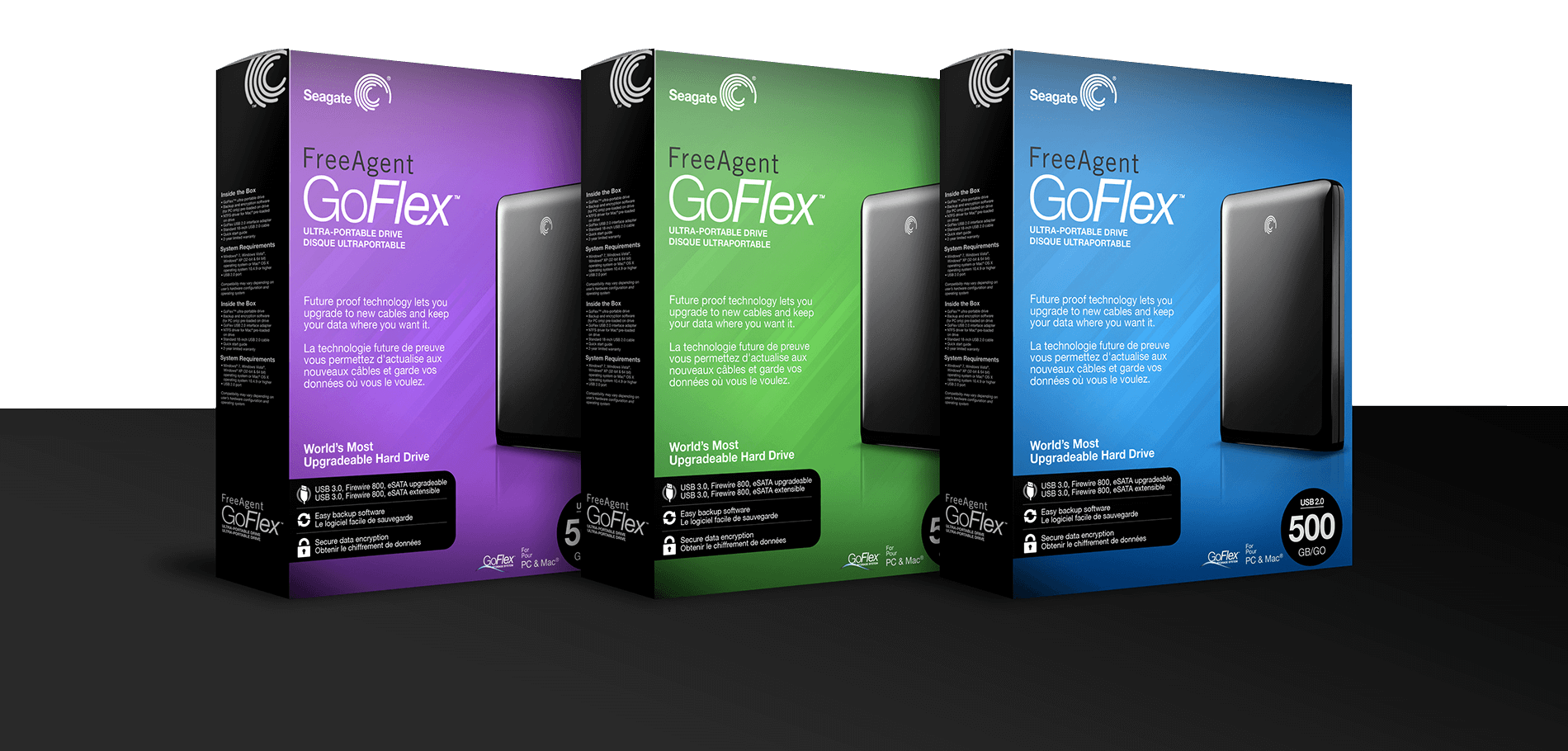 Seagate packaging design
