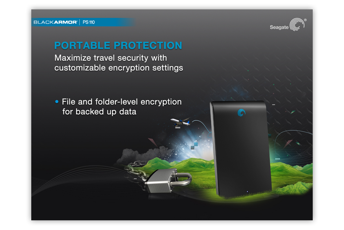 Seagate app screen