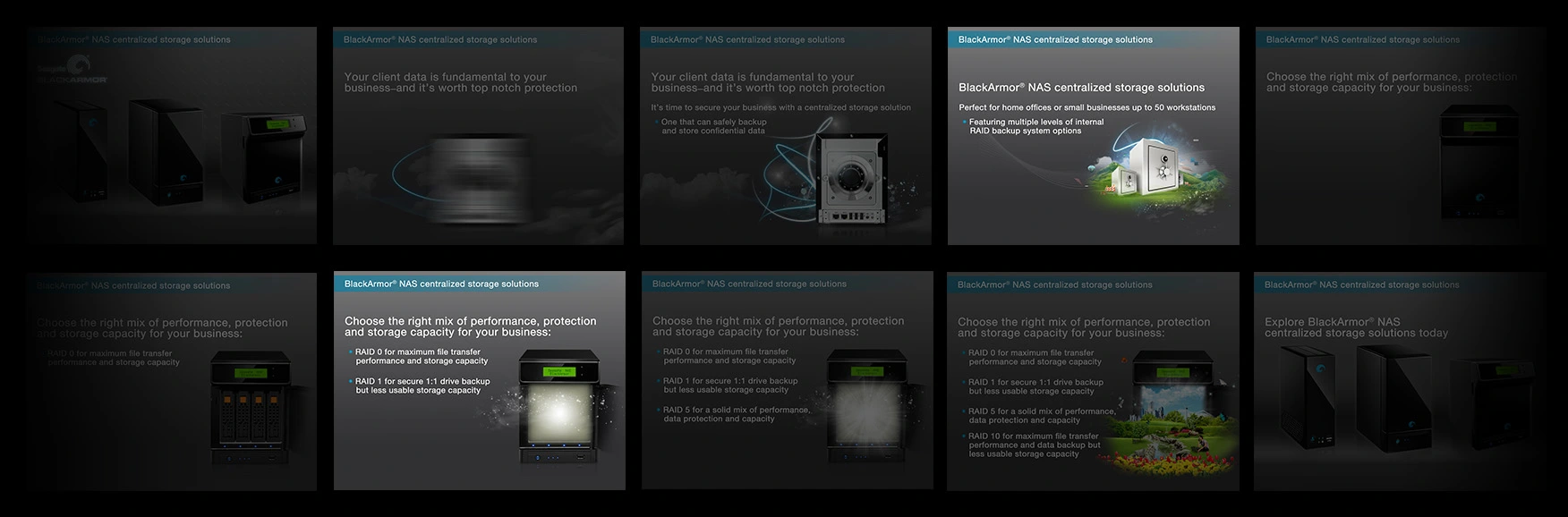 Seagate Gaming peripheral brand and companion app interface