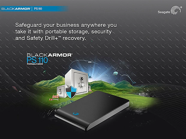 Seagate SGBA app screens