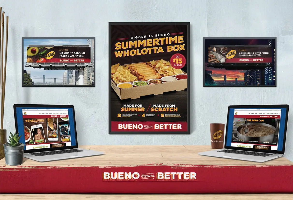 Taco Bueno brand work