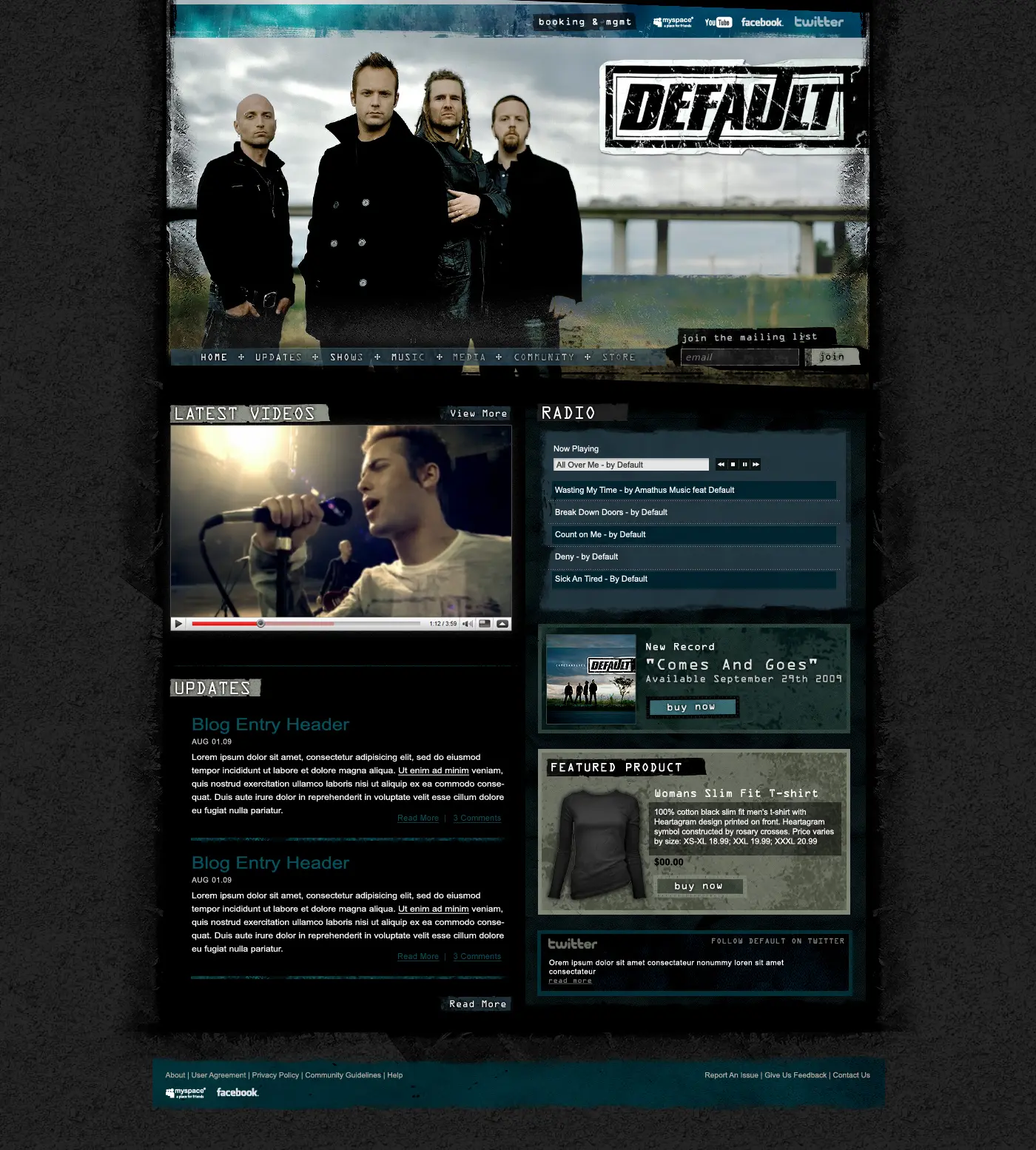 Warner Bros. Records digital platform and artist pages