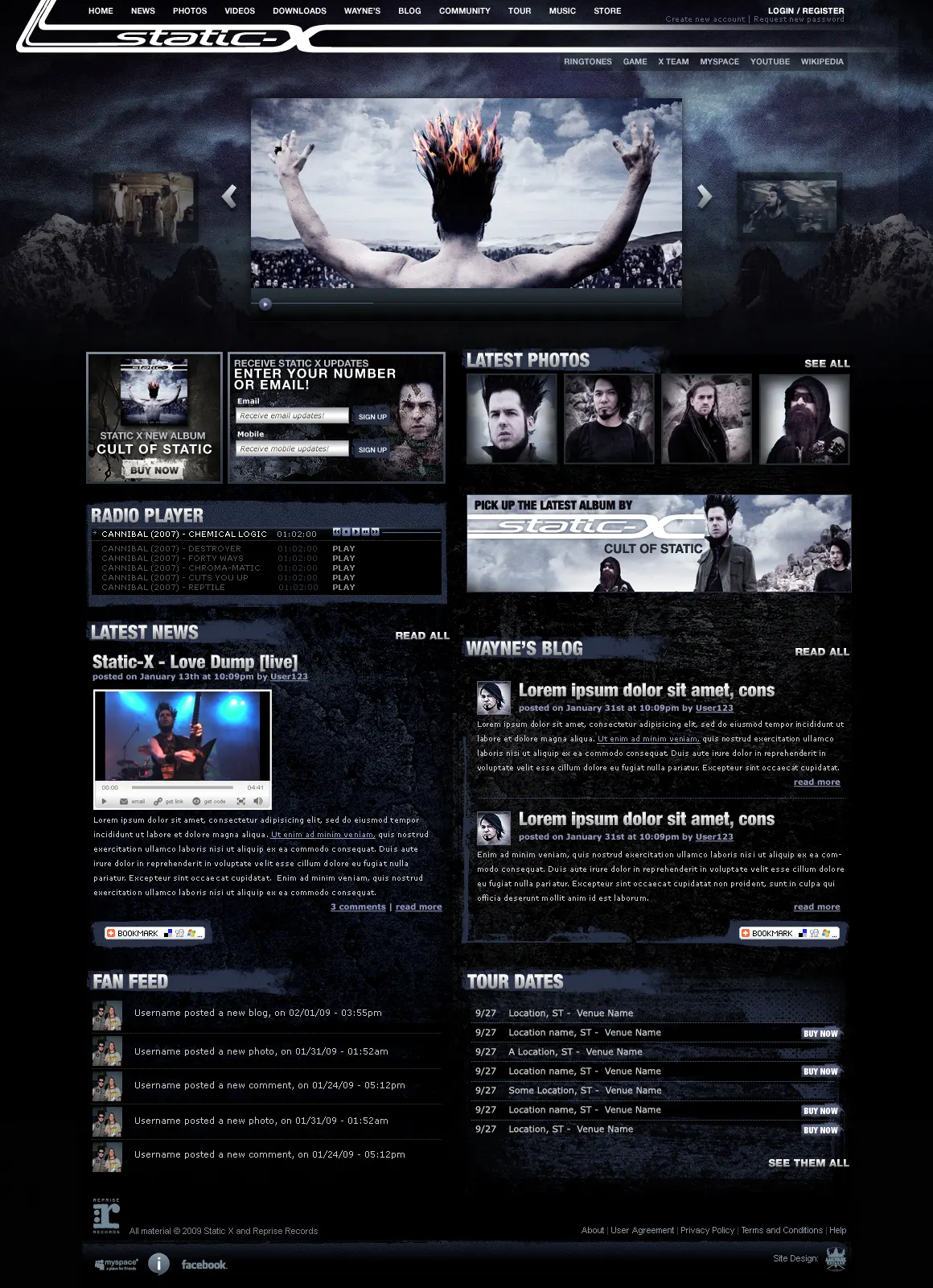 Warner Bros Records — Static-X