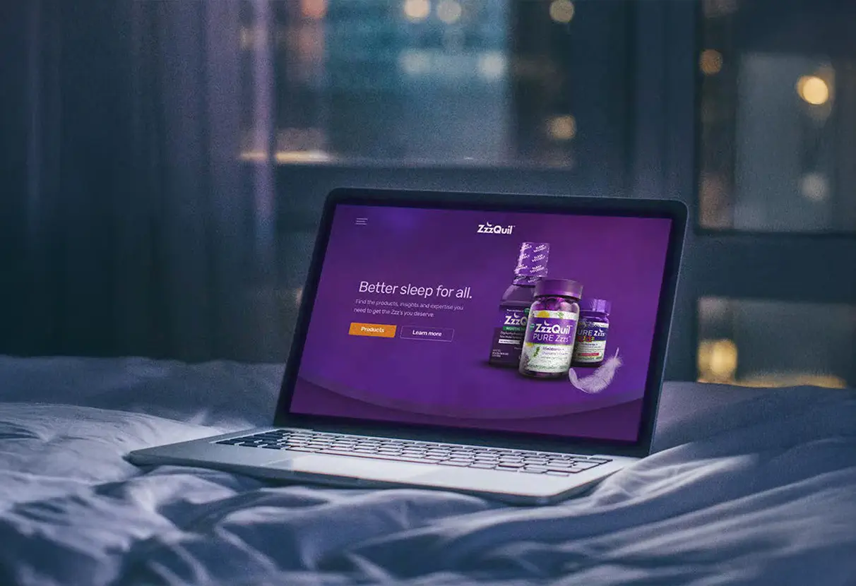 ZzzQuil app dark mode
